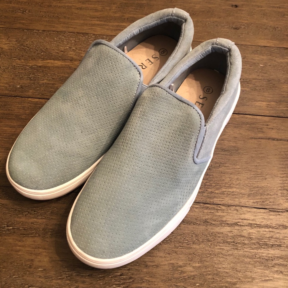 Serra Womens Slip On Sneakers Size 8